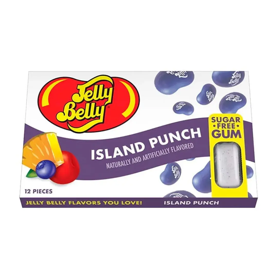 Жевательная резинка Jelly Belly Island Punch со вкусом тропических фруктов и ягод (США), 15 г