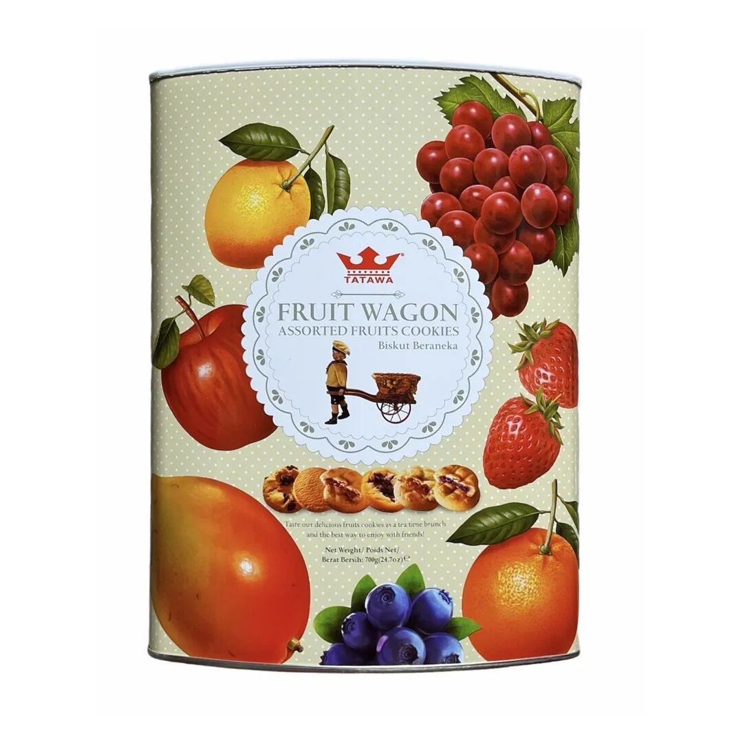 Печенье Tatawa "Фруктовый вагон" (Fruit Wagon) ассорти 700г, изображение 2