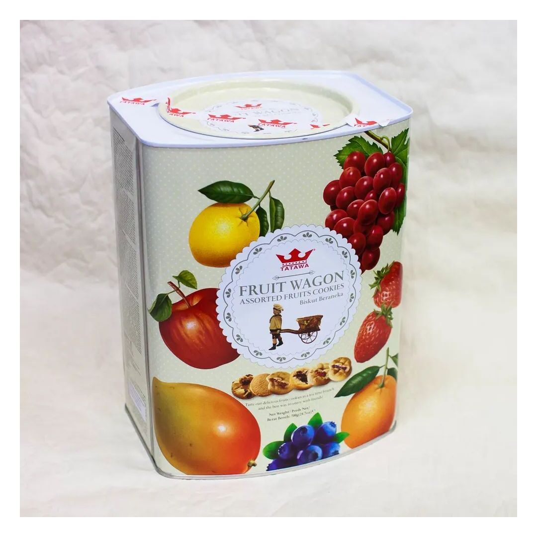 Печенье Tatawa "Фруктовый вагон" (Fruit Wagon) ассорти 700г