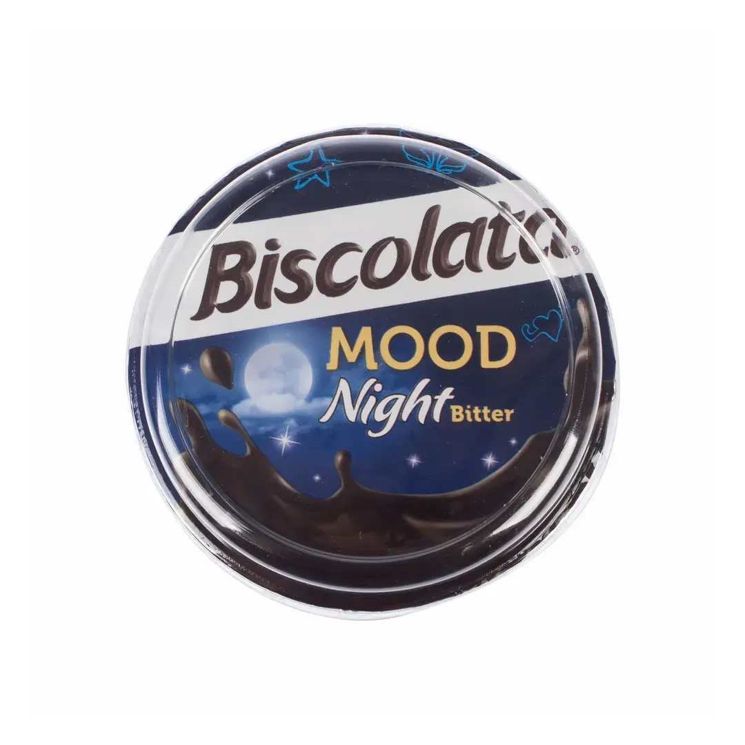 Печенье Biscolata Mood Bitter с черным шоколадом 115 гр, изображение 3