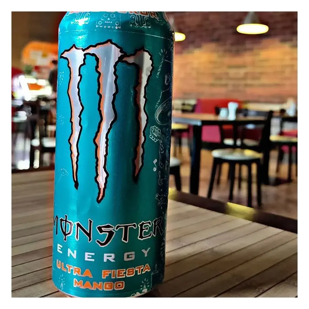 Энергетический напиток Monster Energy Ultra Fiesta Mango со вкусом ароматного манго 500 мл, Польша, изображение 2