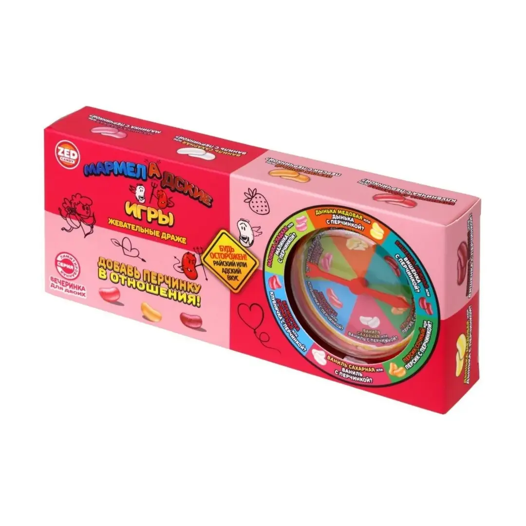 МармелАдские игры Вечеринка для двоих Zed Candy, Настольная игра с конфетами 100г, Китай, изображение 6