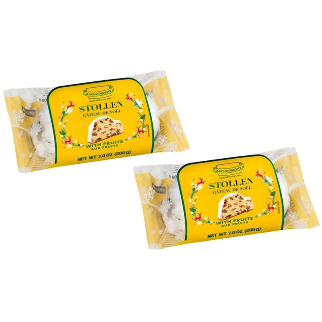 Штоллен(кекс) KUCHENMEISTER Рождественский (Германия) 200г*2штуки