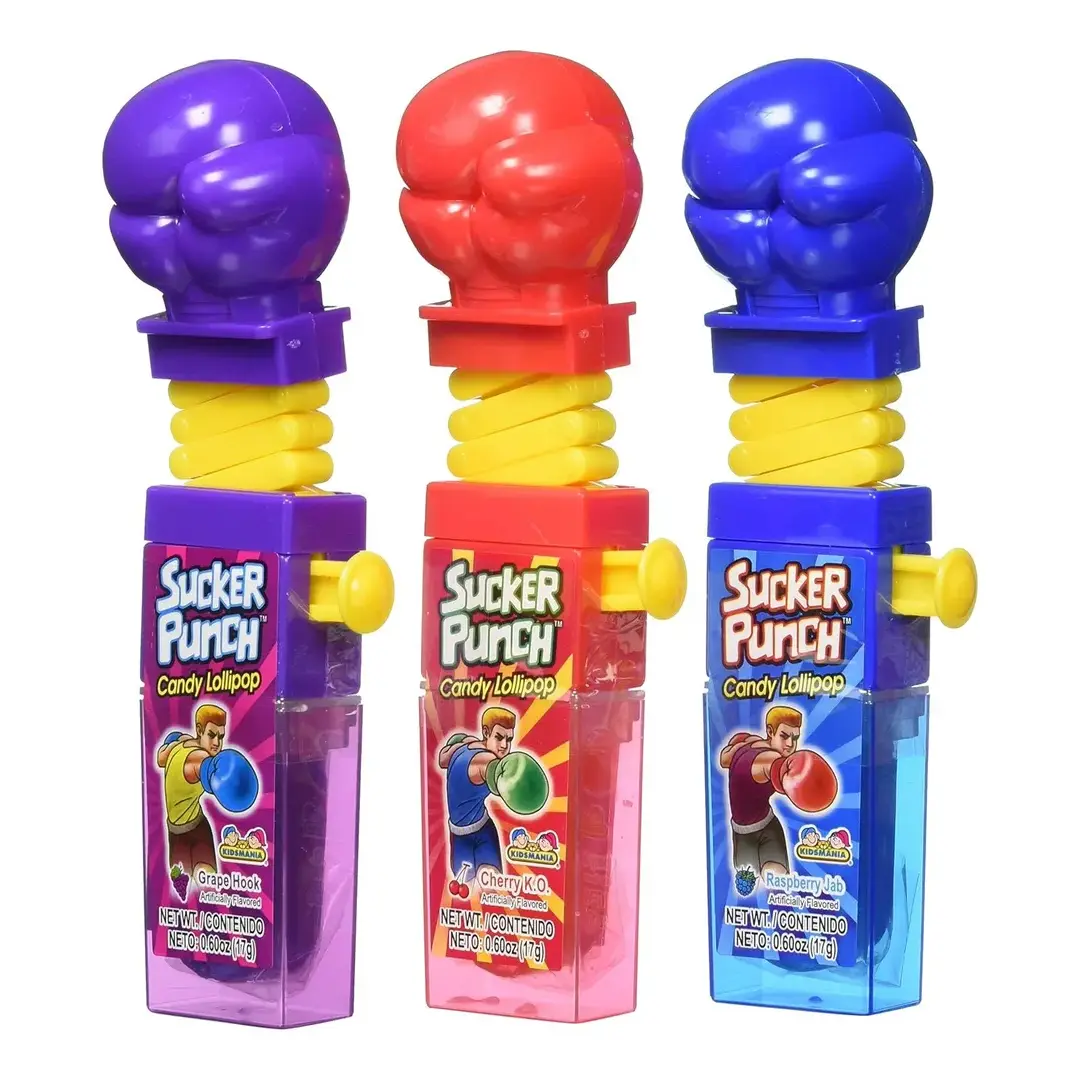 Леденец Kidsmania Sucker Punch Candy Lollipop с фруктовым вкусом 17г, Китай, изображение 2