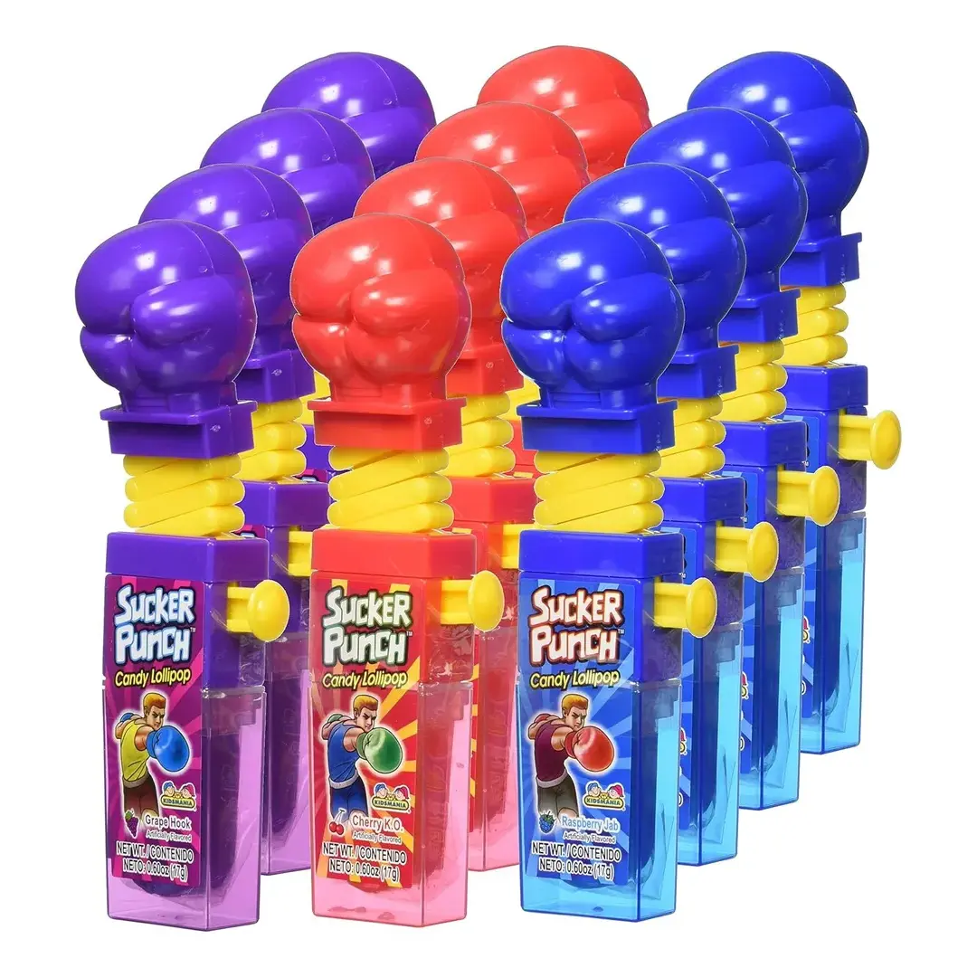Леденец Kidsmania Sucker Punch Candy Lollipop с фруктовым вкусом 17г, Китай, изображение 3