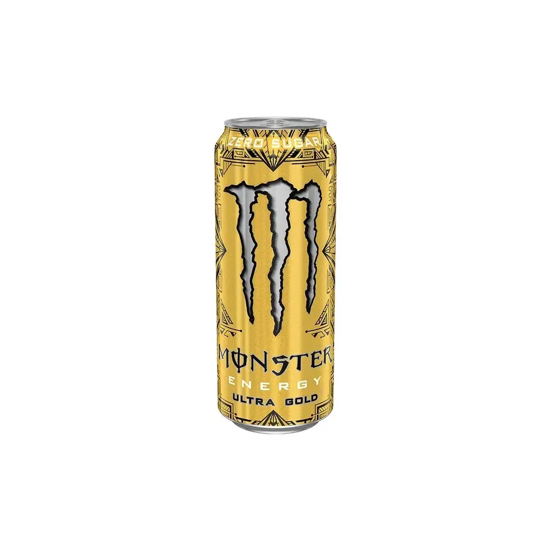 Энергетический напиток Monster Energy Ultra Gold со вкусом ананаса 500 мл, Польша