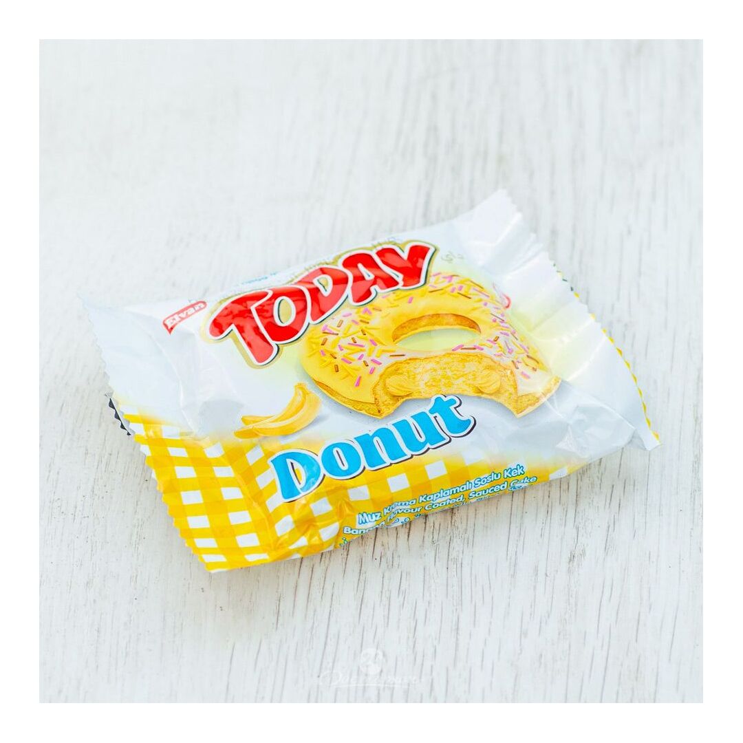 Пончик TODAY Donut Banana с банановой начинкой 40г*24штуки, изображение 5