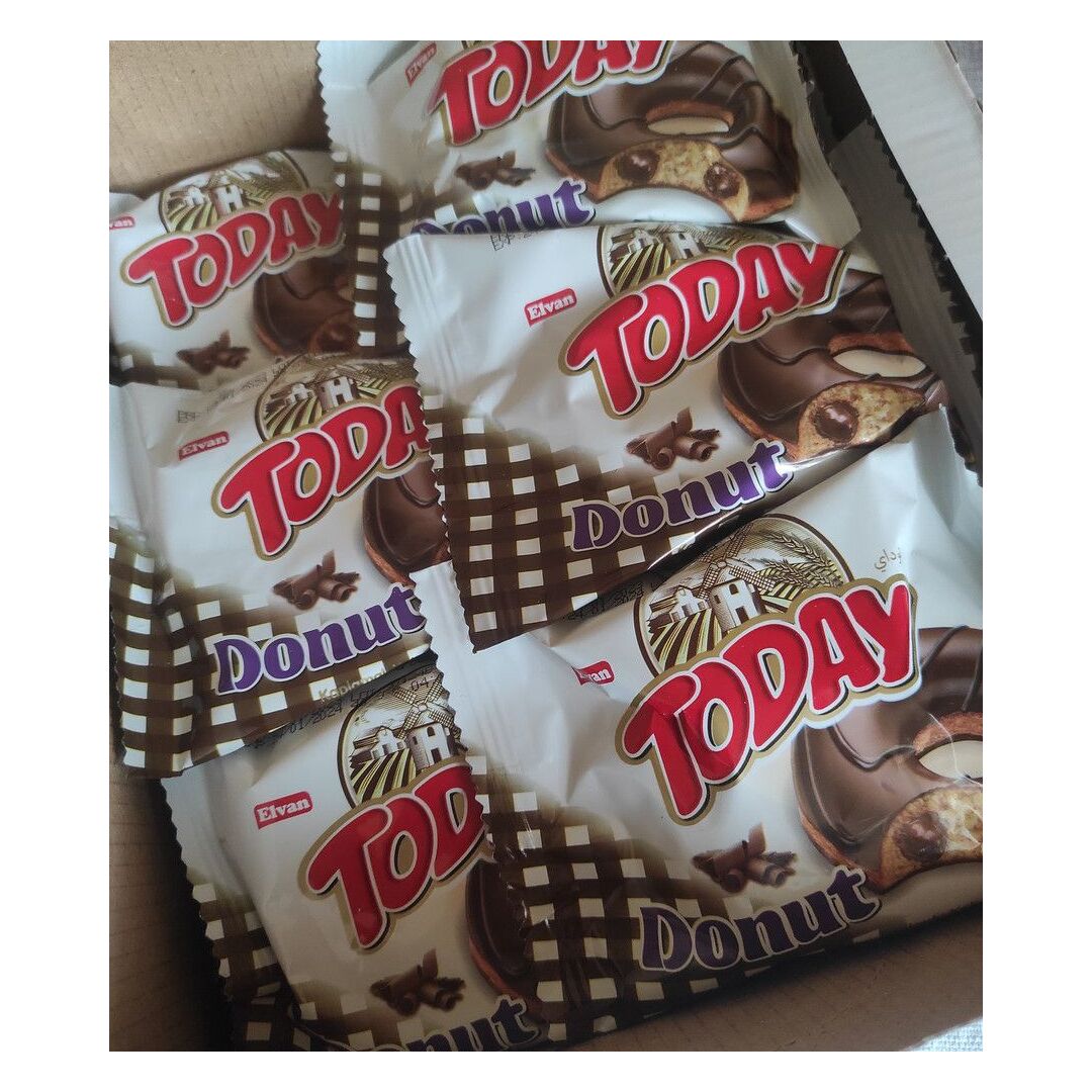 Пончик TODAY Donut Cocoa с какао-кремовой начинкой 40г*24штуки, изображение 3