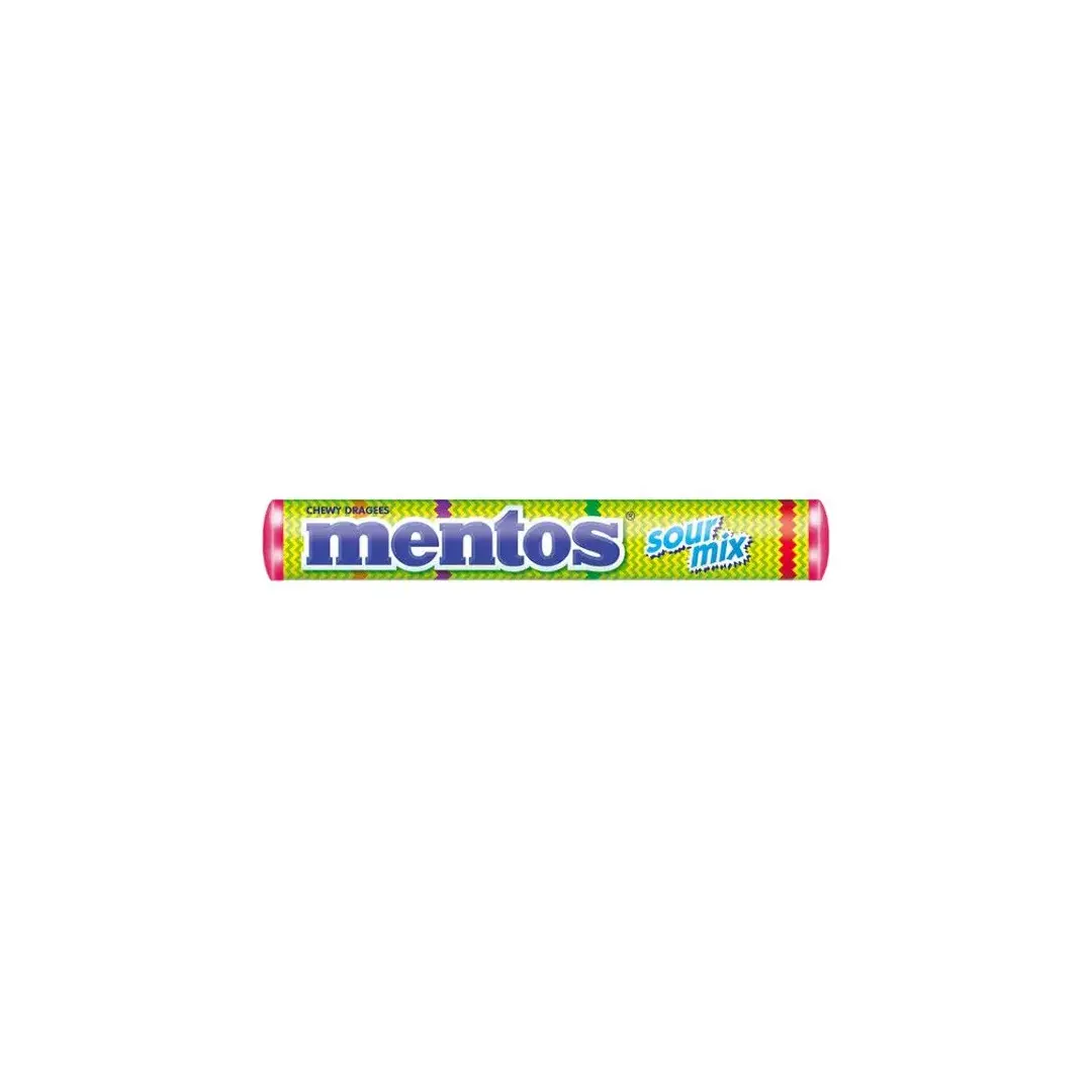Жевательные конфеты Mentos Roll Sour Mix 37г, Индонезия