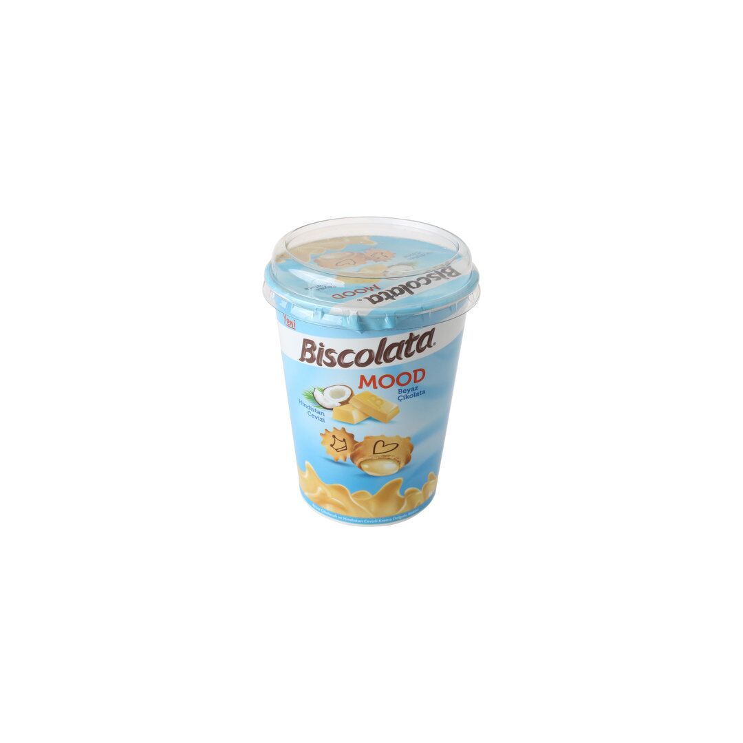 Печенье Biscolata Mood Coconut с кокосовой начинкой 115 гр, изображение 2
