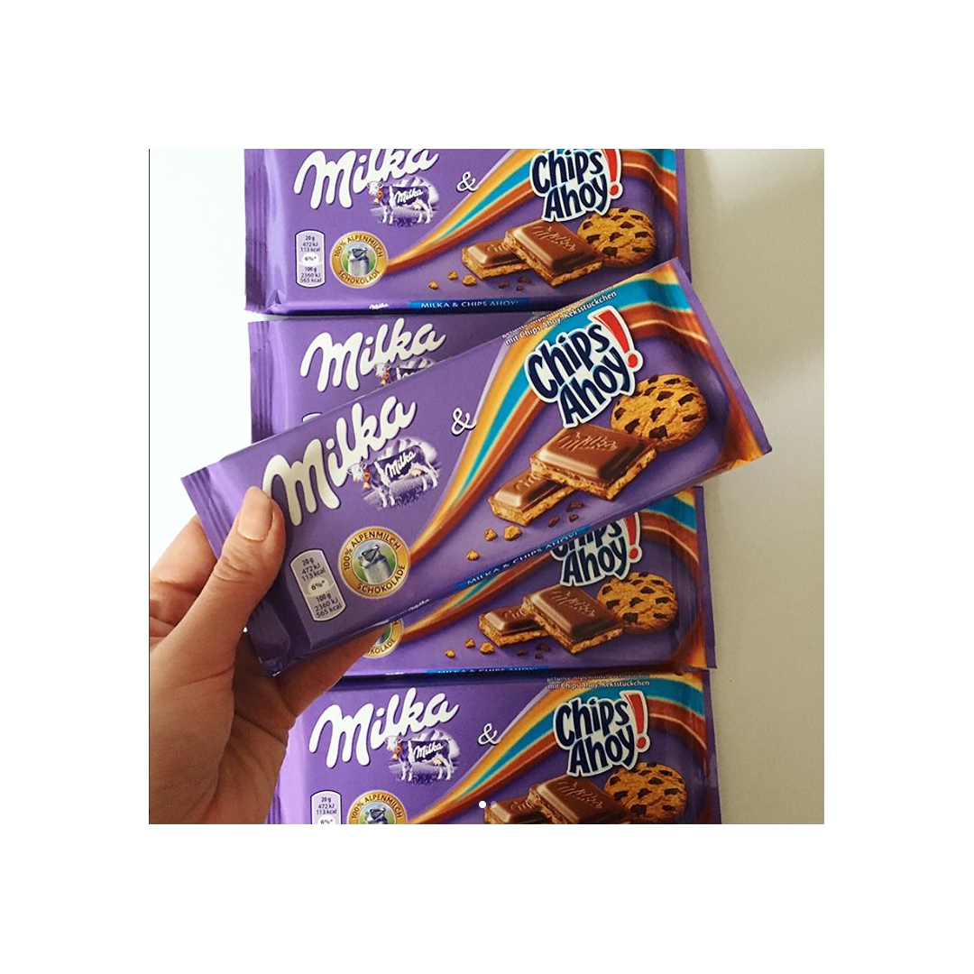 Шоколад Milka&Chips Ahoy 100гр, изображение 2