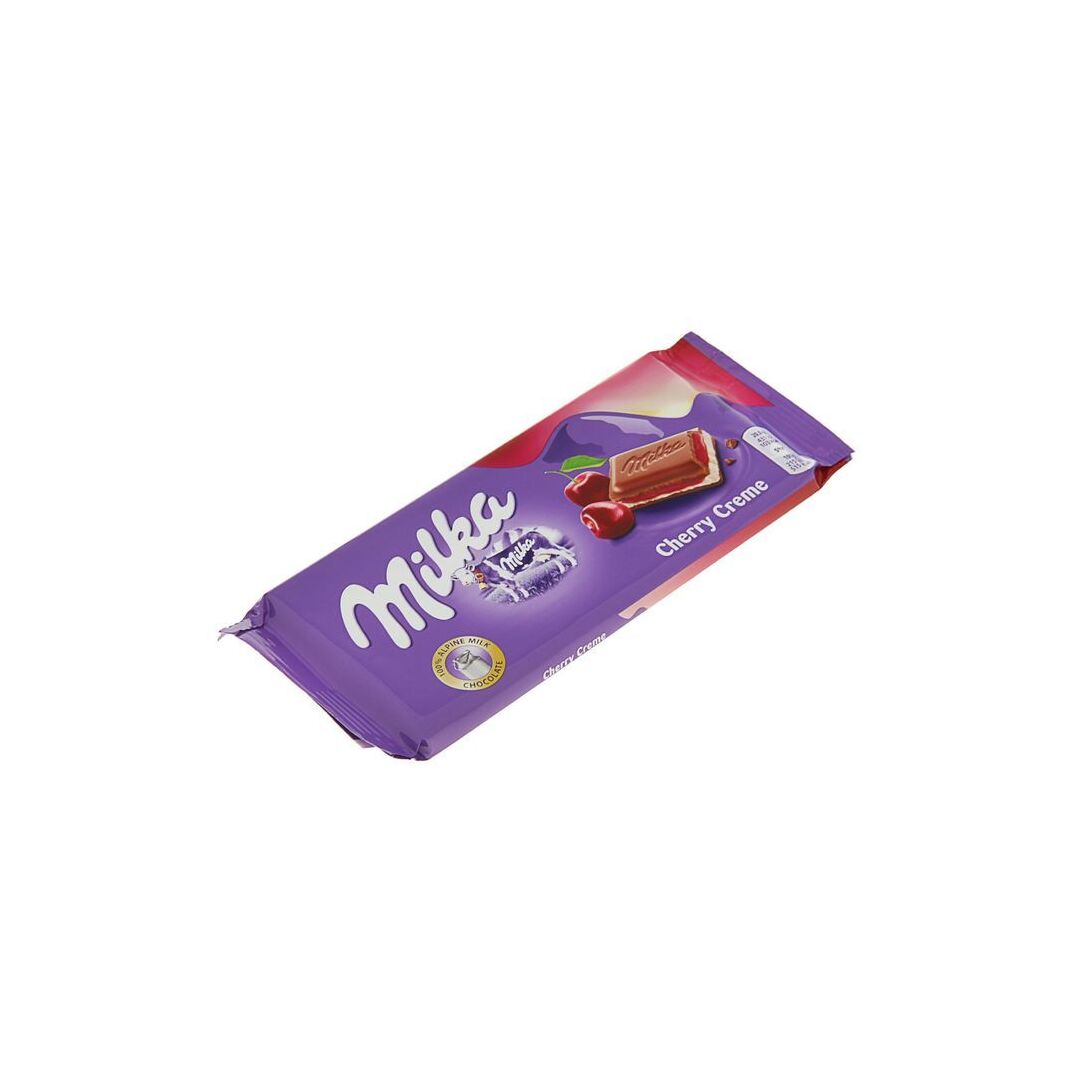 Шоколад Milka Cherry Cream 100гр, изображение 2