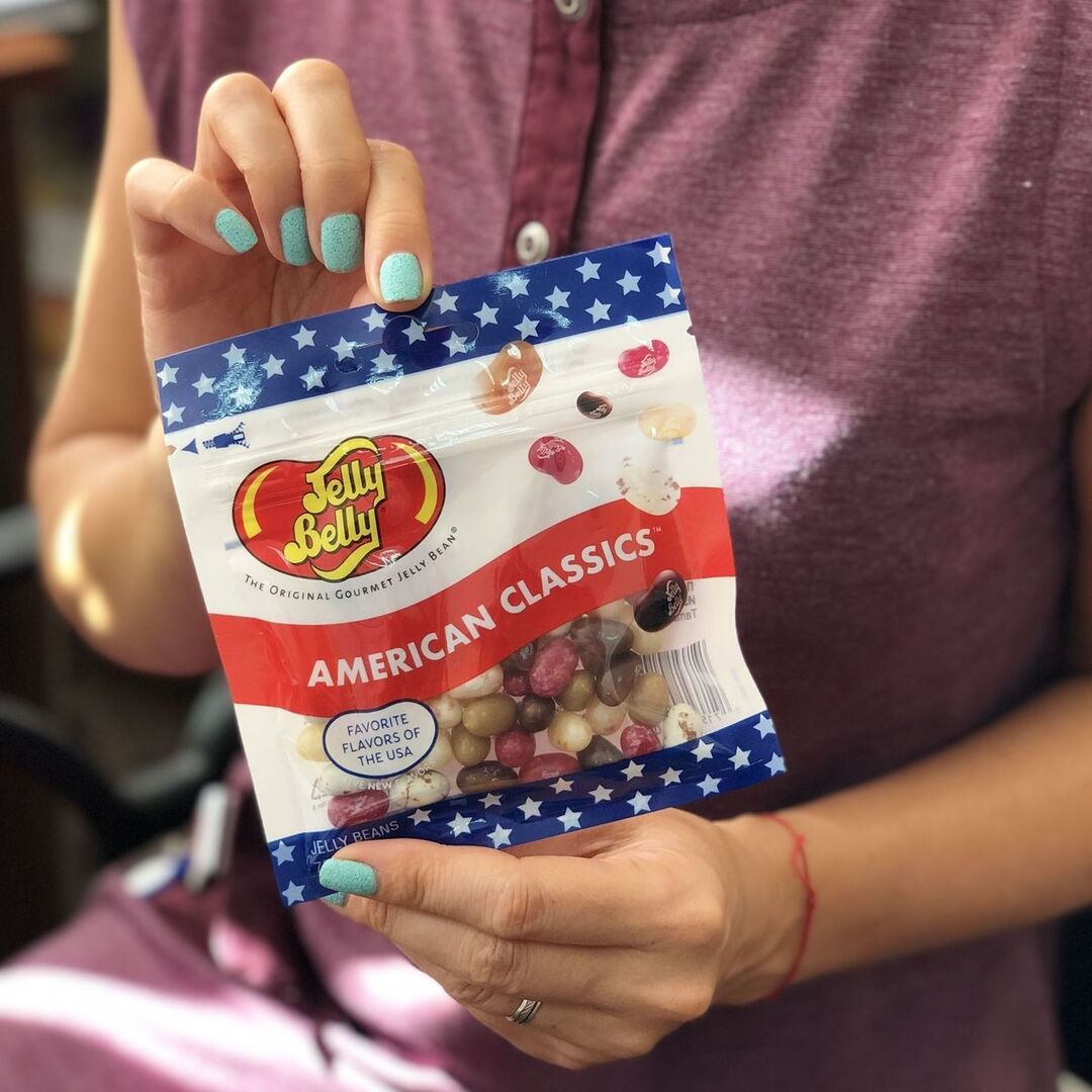 Драже жевательное "Jelly Belly" ассорти Американская классика 70 г пакет, изображение 2
