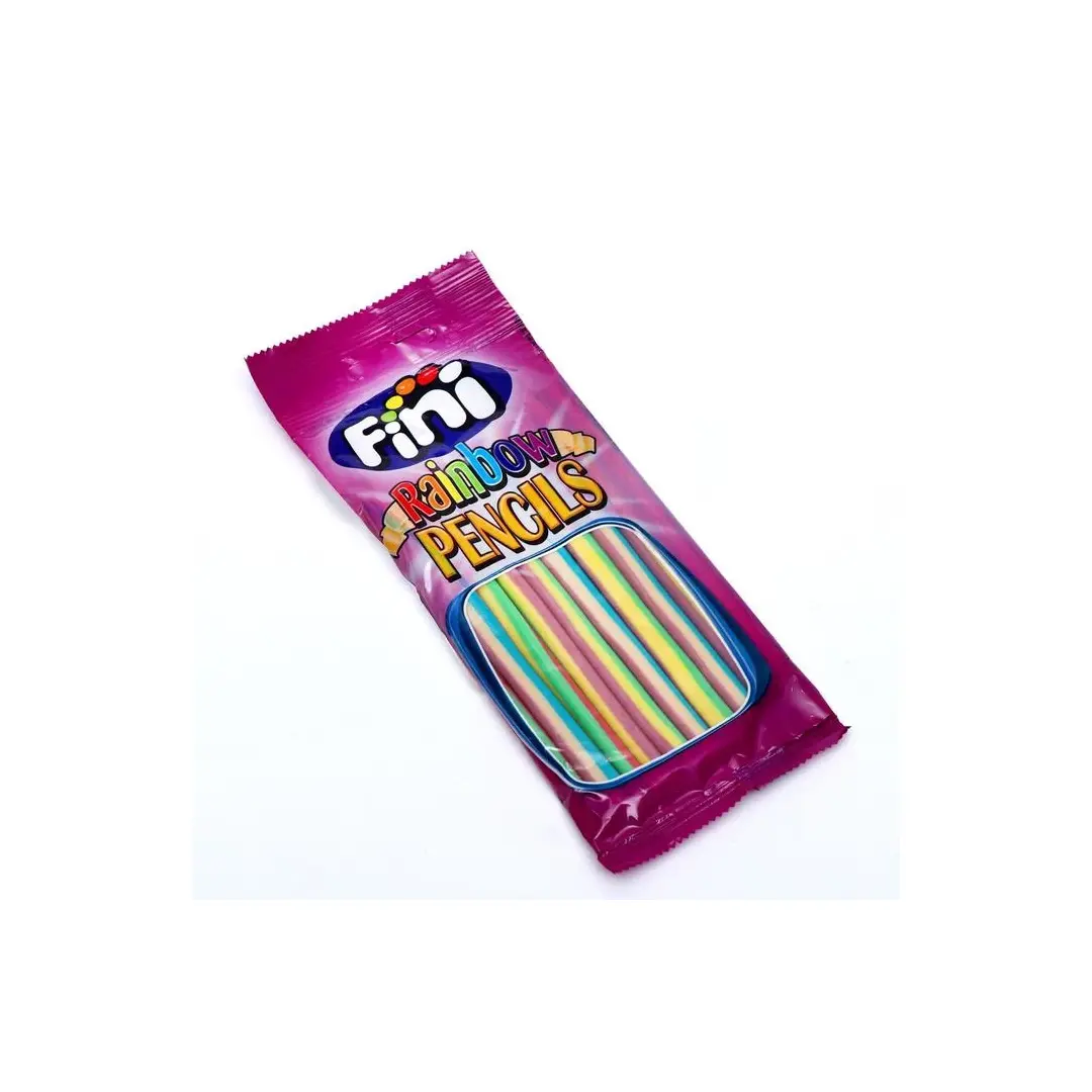 Мармелад жевательный Fini Rainbow Pencils, палочки разноцветные 90г, Испания, изображение 2