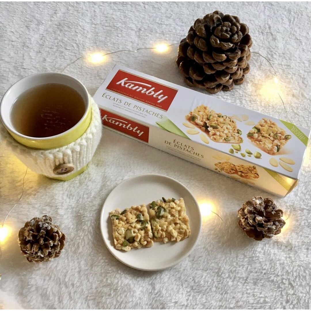 Печенье Kambly  "Eclats de Pistaches" с фисташками и миндалем 80 г., изображение 2