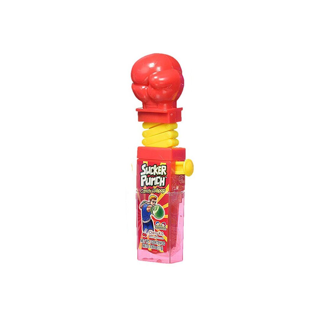 Леденец Kidsmania Sucker Punch Candy Lollipop с фруктовым вкусом 17г, Китай