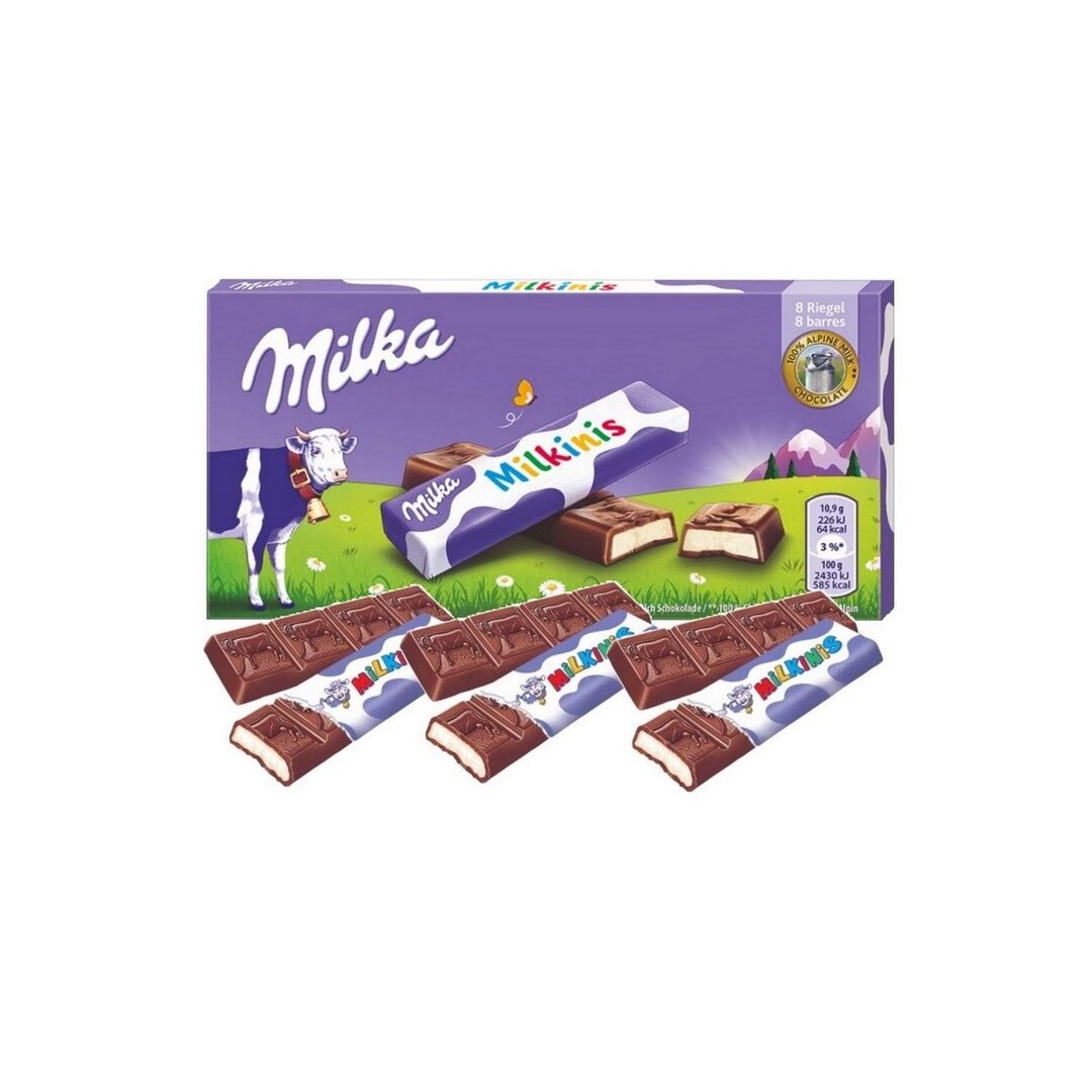 Шоколад Milka milkinis stik 87,5гр (Батончики в индивидуальной упаковке), изображение 2