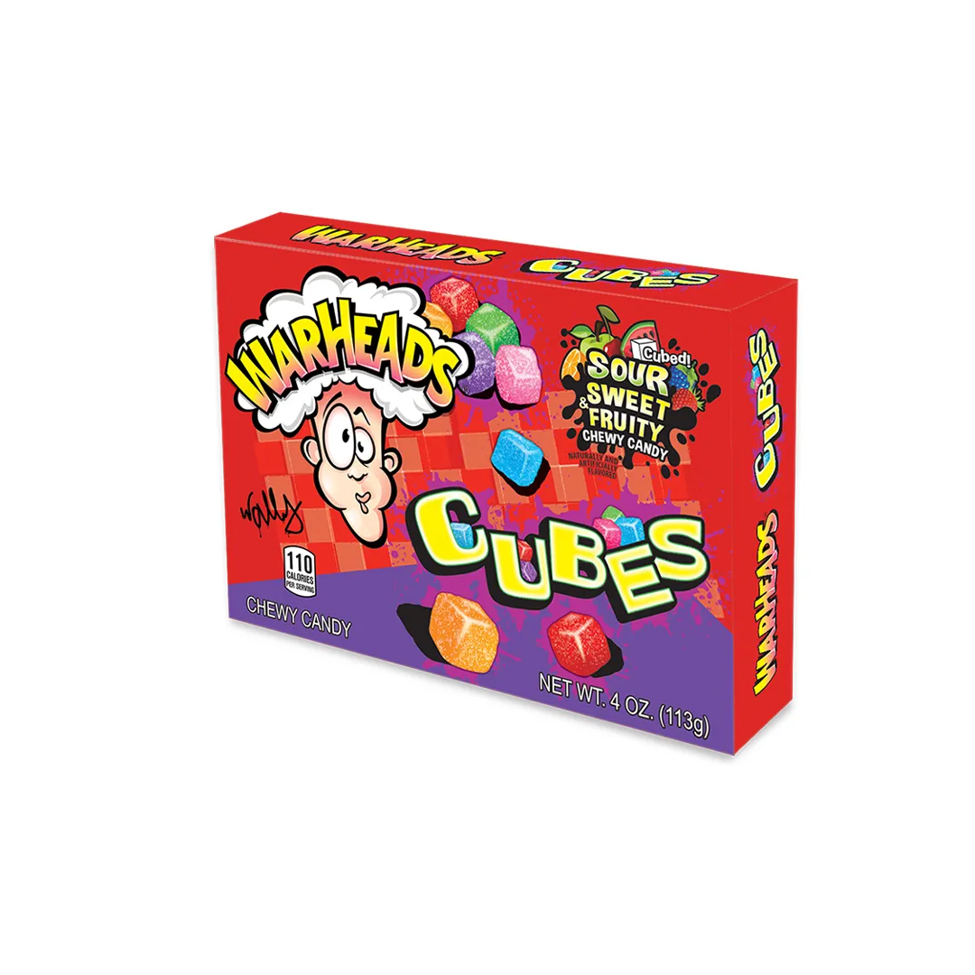Конфеты Warheads Chewy Кислые кубики 113,5г, США, изображение 3