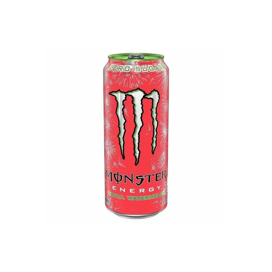Энергетический напиток Monster Energy Ultra Watermelon Монстер Энерджи Ультра Арбуз 500мл, Польша