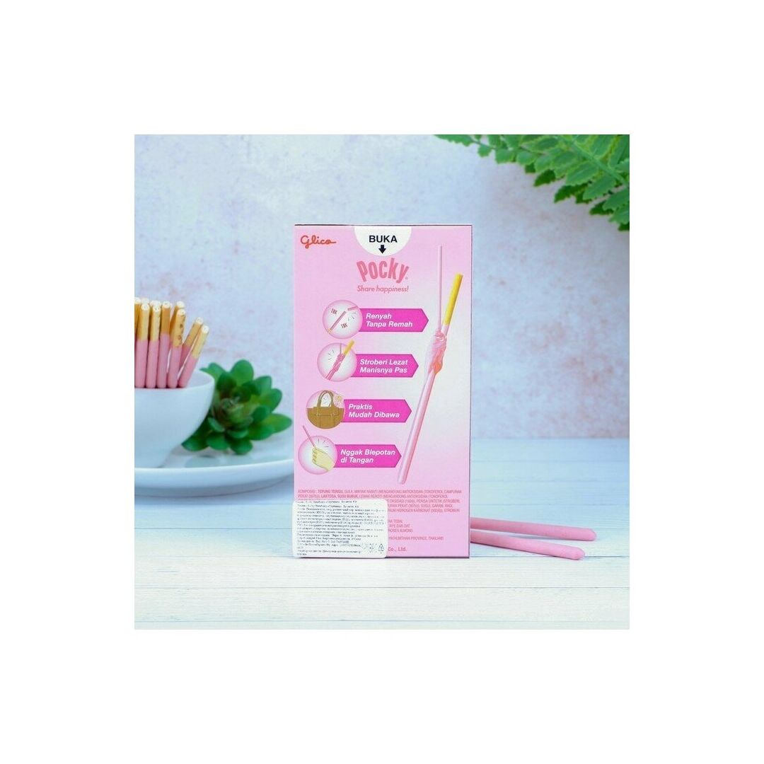 Палочки бисквитные Pocky клубника 21гр, изображение 4
