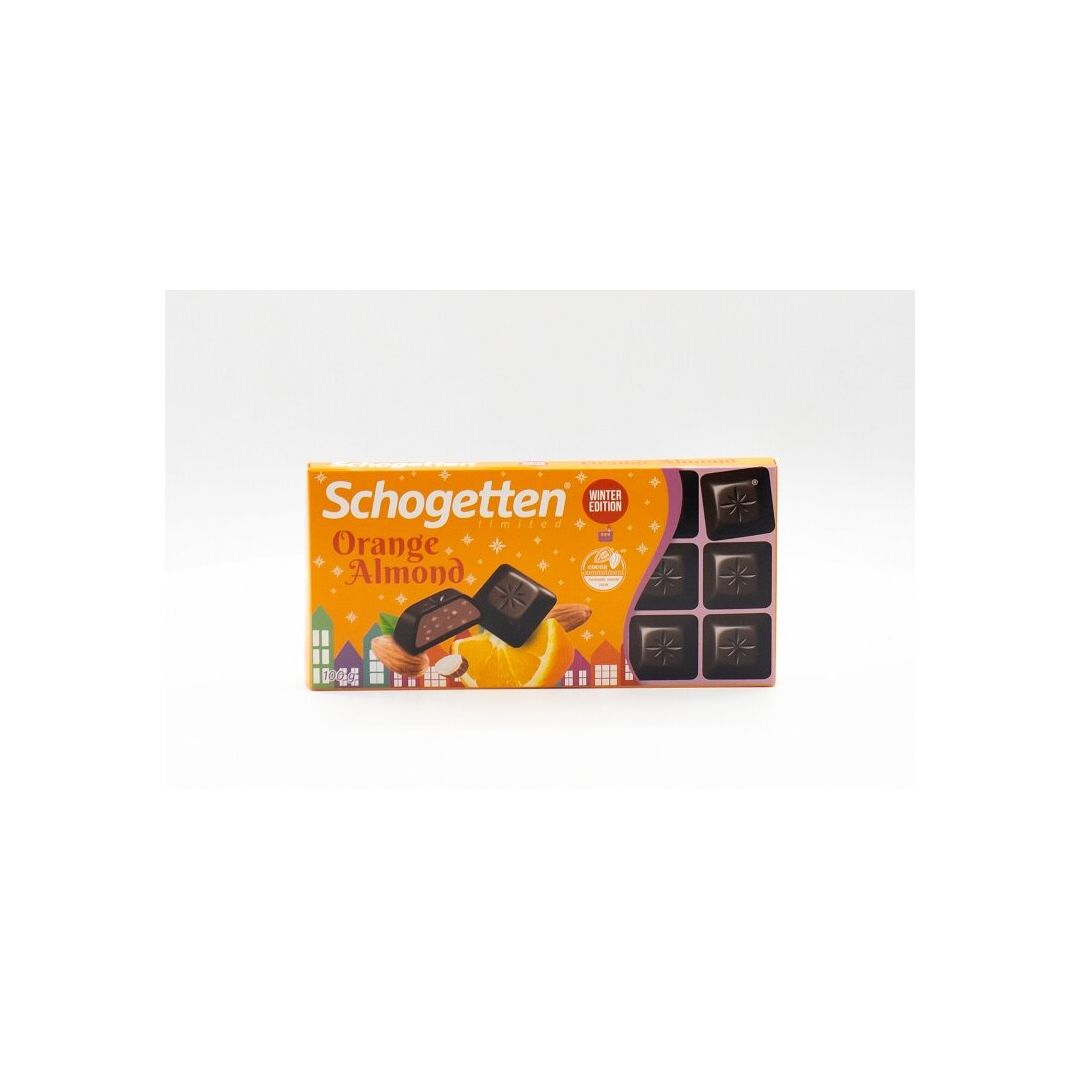 Шоколад Schogetten Orange Almond 100гр, изображение 3