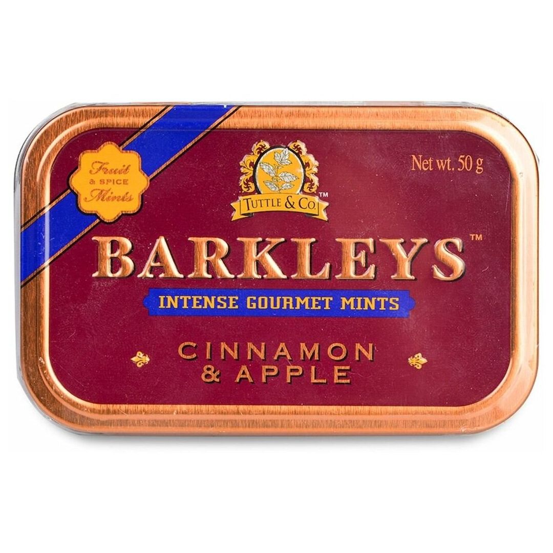 Леденцы BARKLEY'S Mints Cinnamon & Apple корица и яблоко 50г, Нидерланды, изображение 2