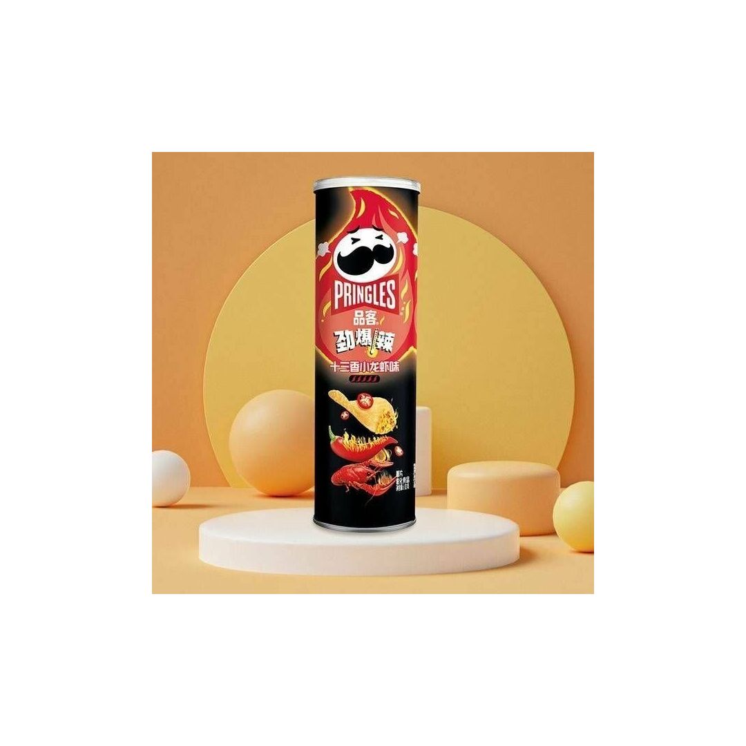 Чипсы Pringles Spicy crayfish со вкусом острый краб 110г, Китай, изображение 2