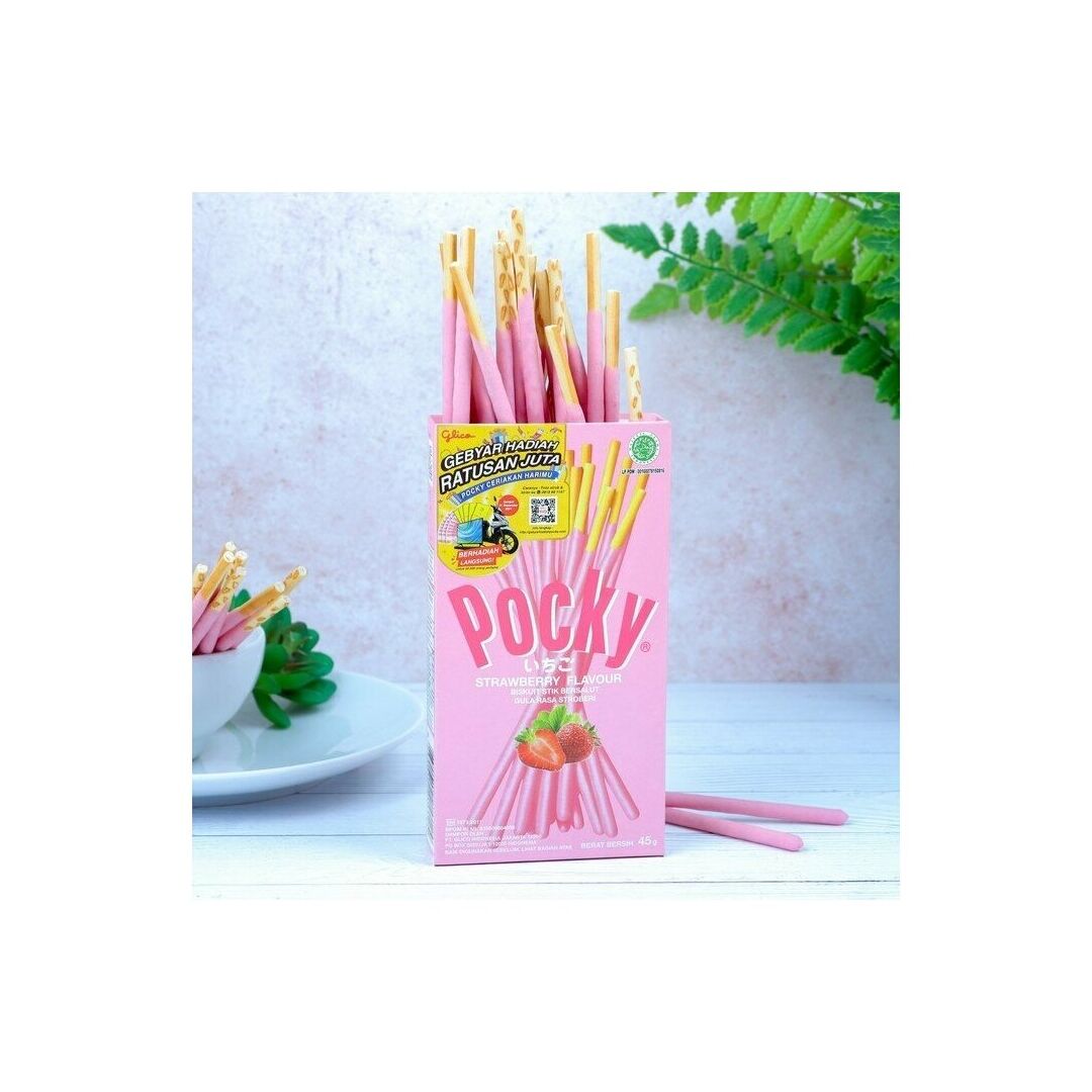 Палочки бисквитные Pocky клубника 21гр, изображение 5