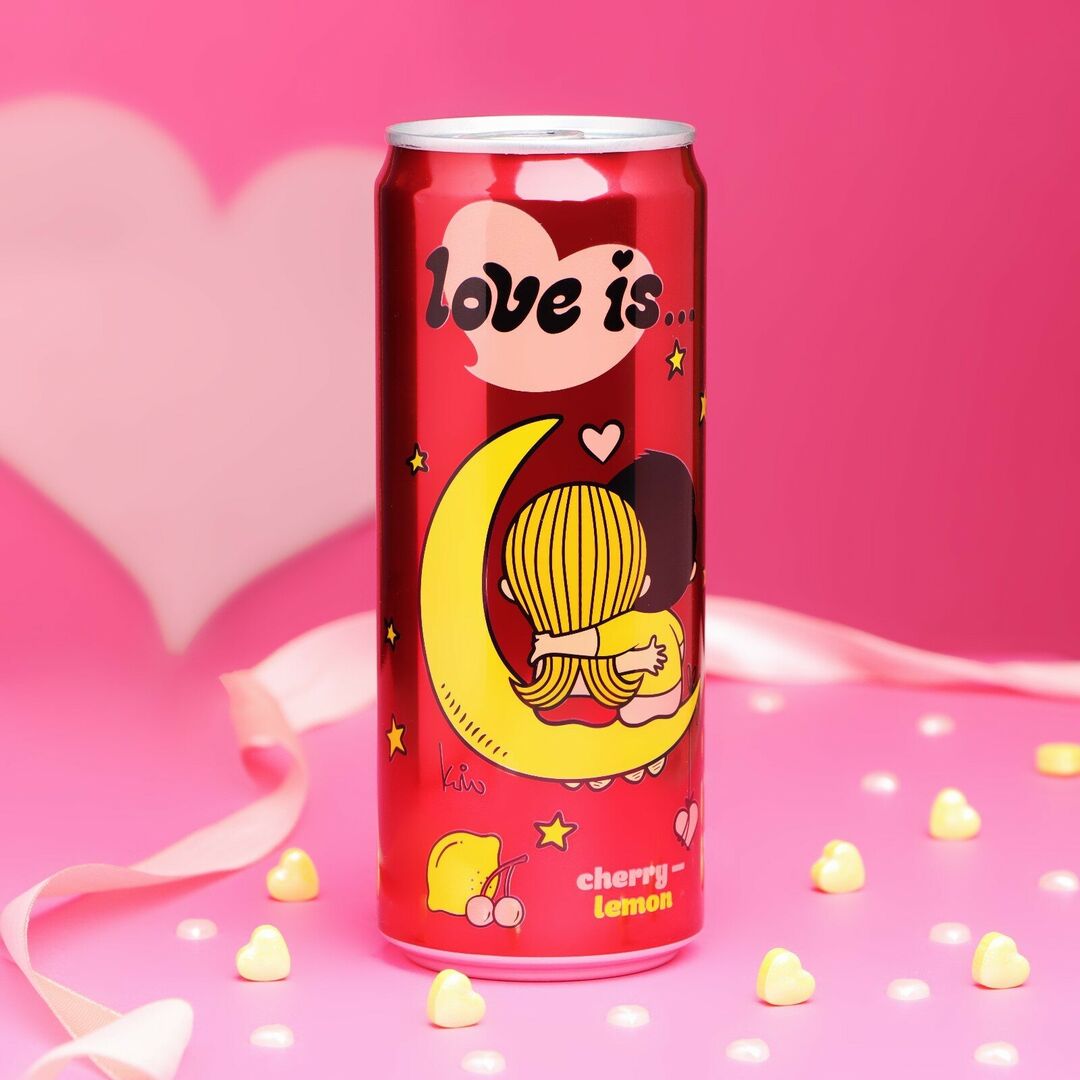 Газированный напиток Love is Вишня - Лимон 330мл, Россия, изображение 4