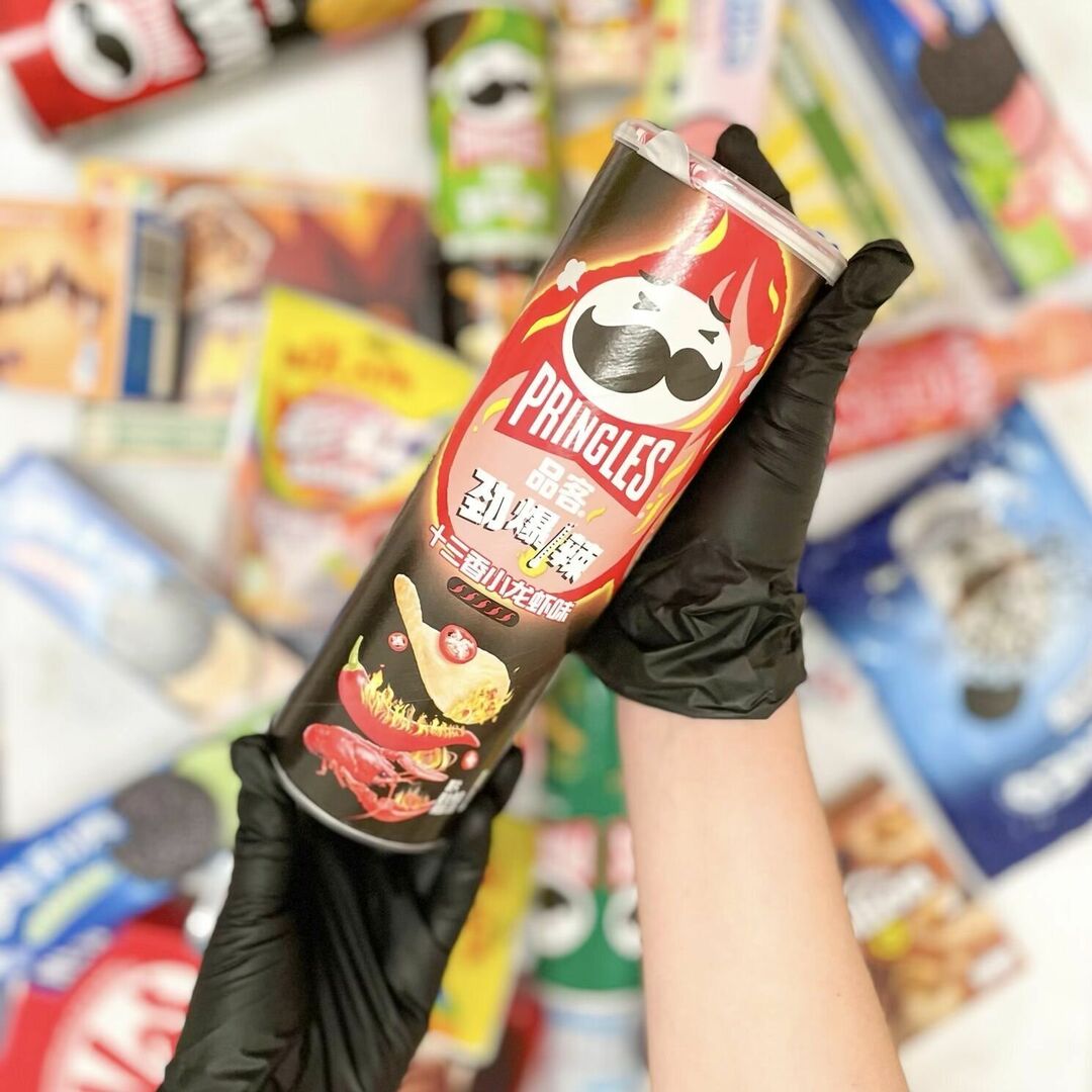 Чипсы Pringles Spicy crayfish со вкусом острый краб 110г, Китай, изображение 4