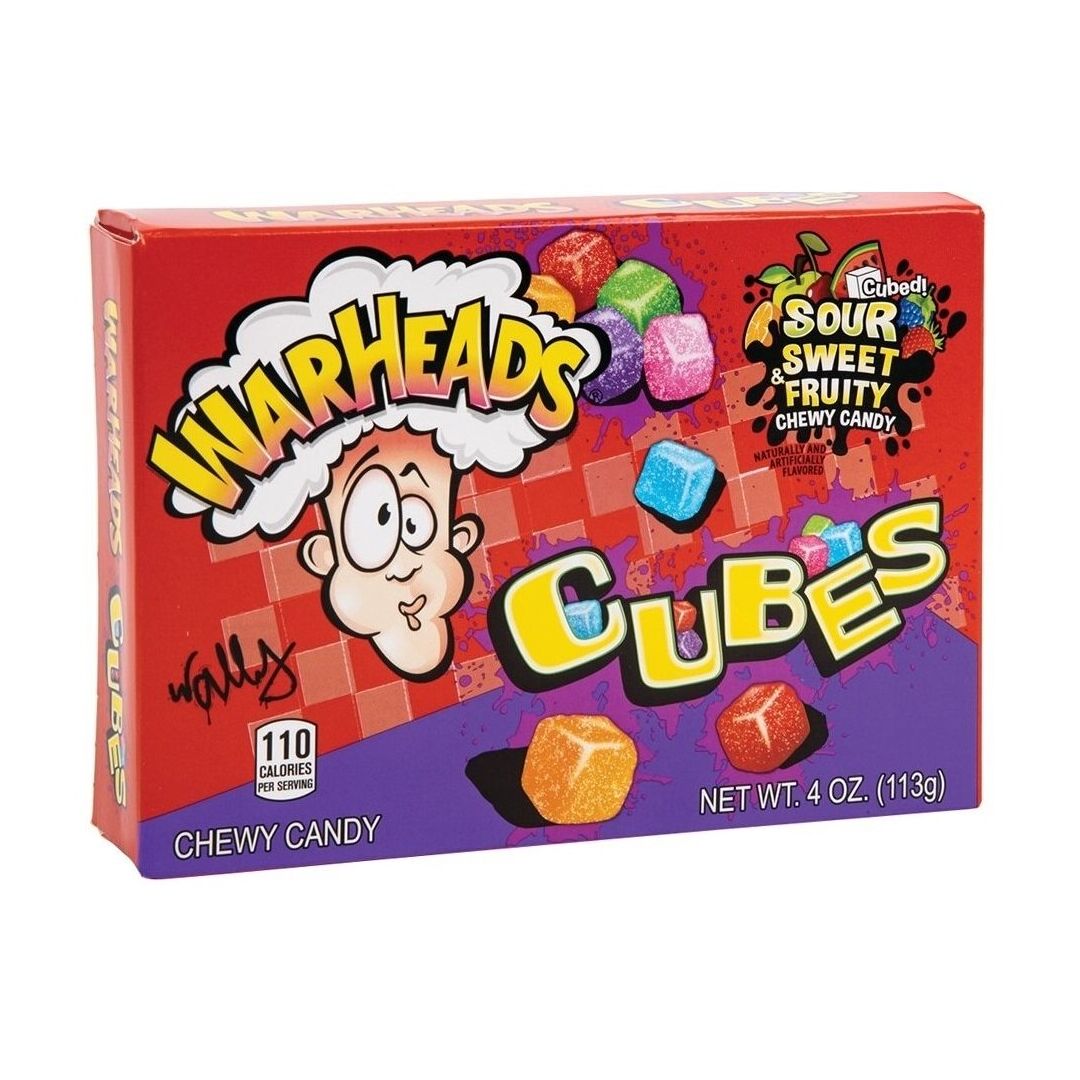 Конфеты Warheads Chewy Кислые кубики 113,5г, США
