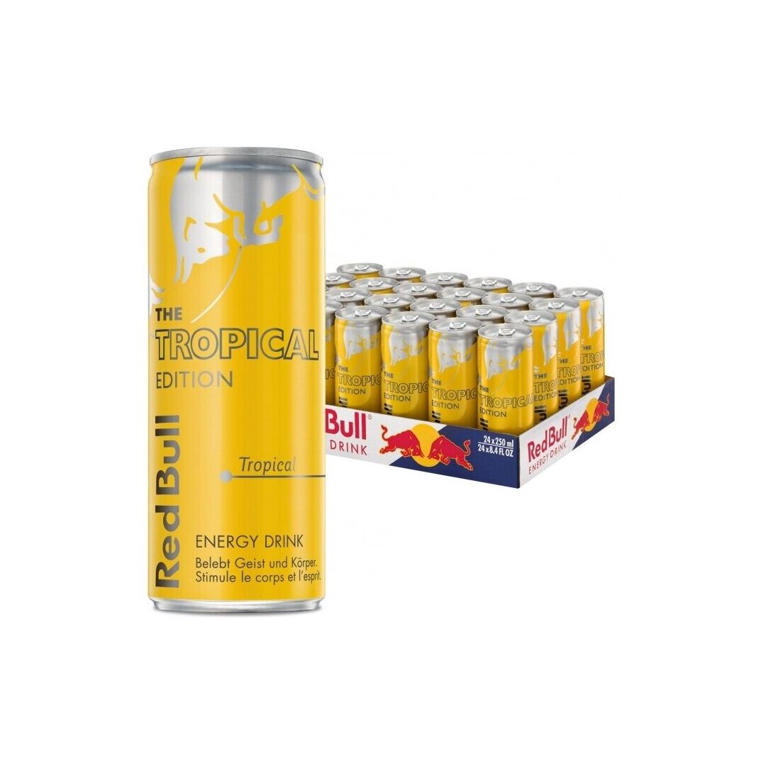 Энергетический напиток Red Bull Tropic Ред Булл Тропикал Эдишн 250мл, Австрия, изображение 3