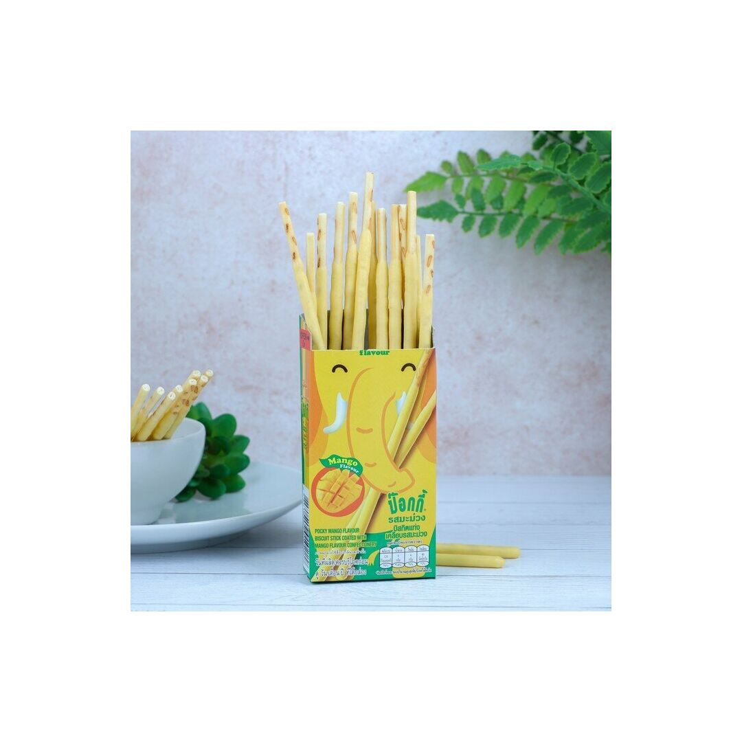 Палочки бисквитные Pocky Mango 25гр, изображение 3