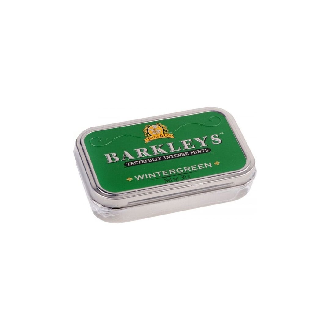 Леденцы BARKLEY'S Mints Wintergreen зимняя свежесть 50г, Нидерланды