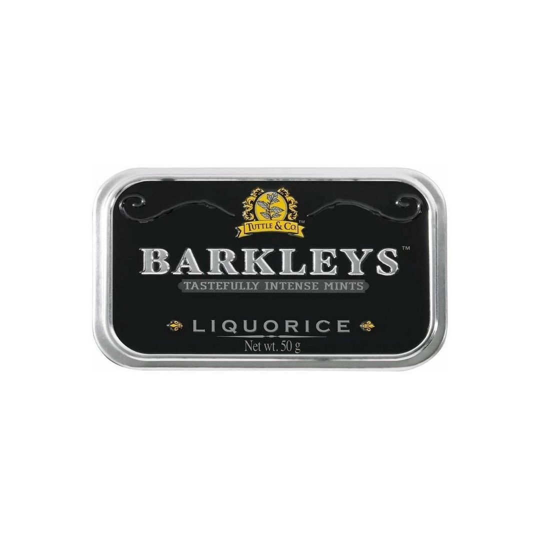 Леденцы BARKLEY'S Mints Liquorice лакрица 50 г, Нидерланды, изображение 2