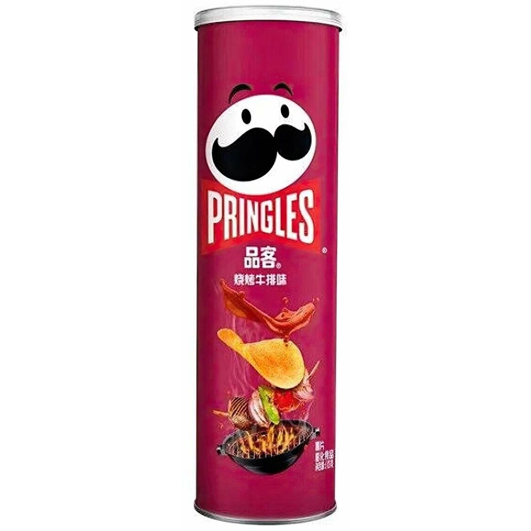 Чипсы Pringles вкус BBQ Steak 110г, Китай