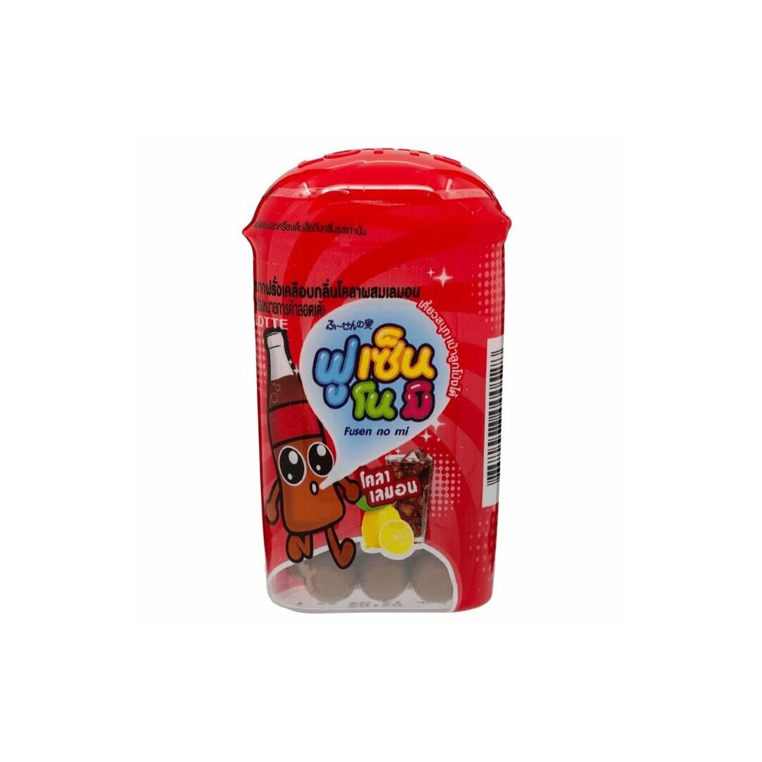 Жевательная резинка LOTTE Fusen Nomi со вкусом кола-лимон 14гр