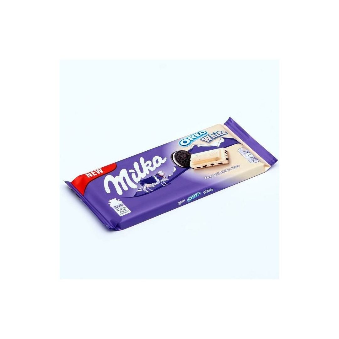 Шоколад Milka Oreo White 100гр, изображение 5
