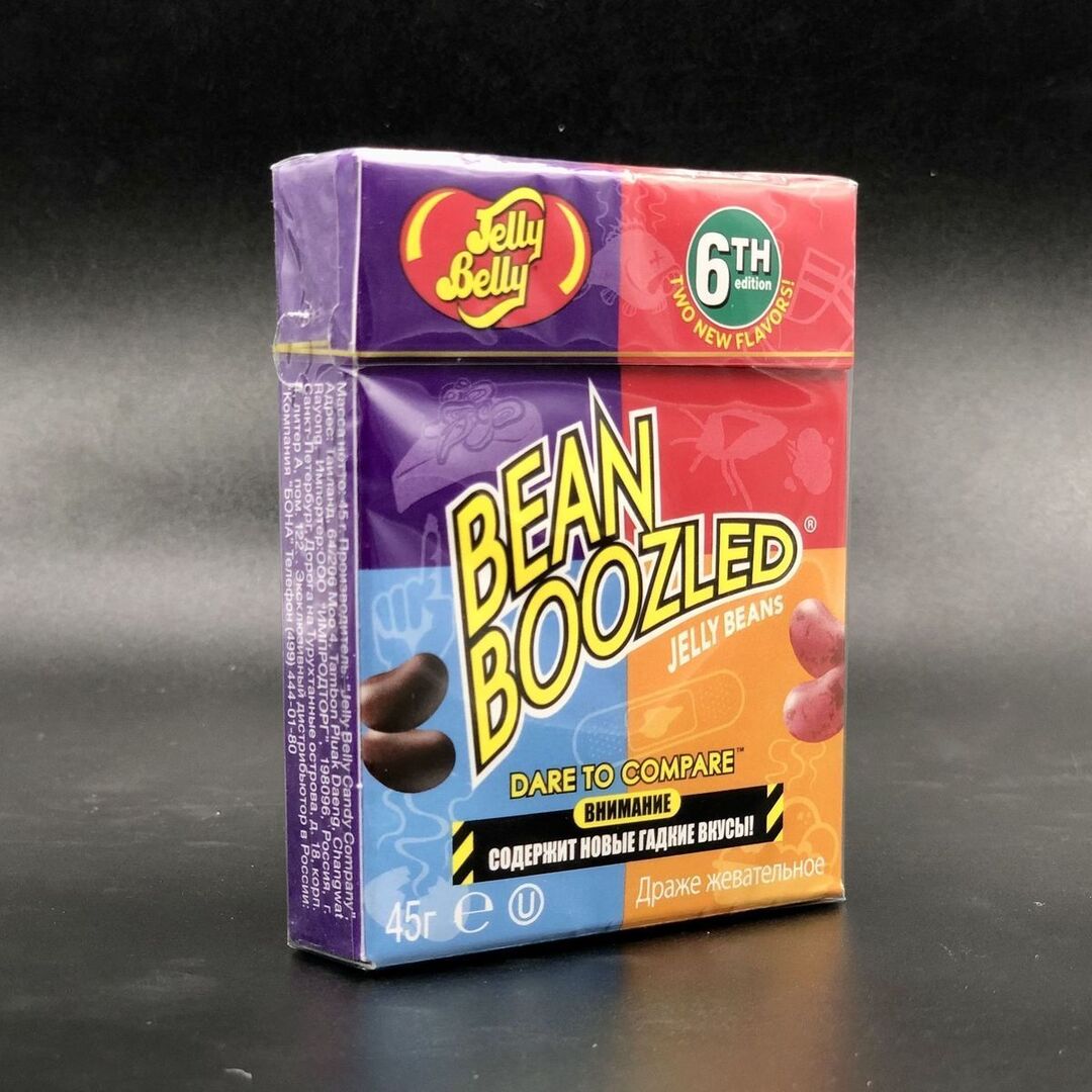 Драже жевательное "Jelly Belly" ассорти Bean Boozled 45г,6-я версия, изображение 3