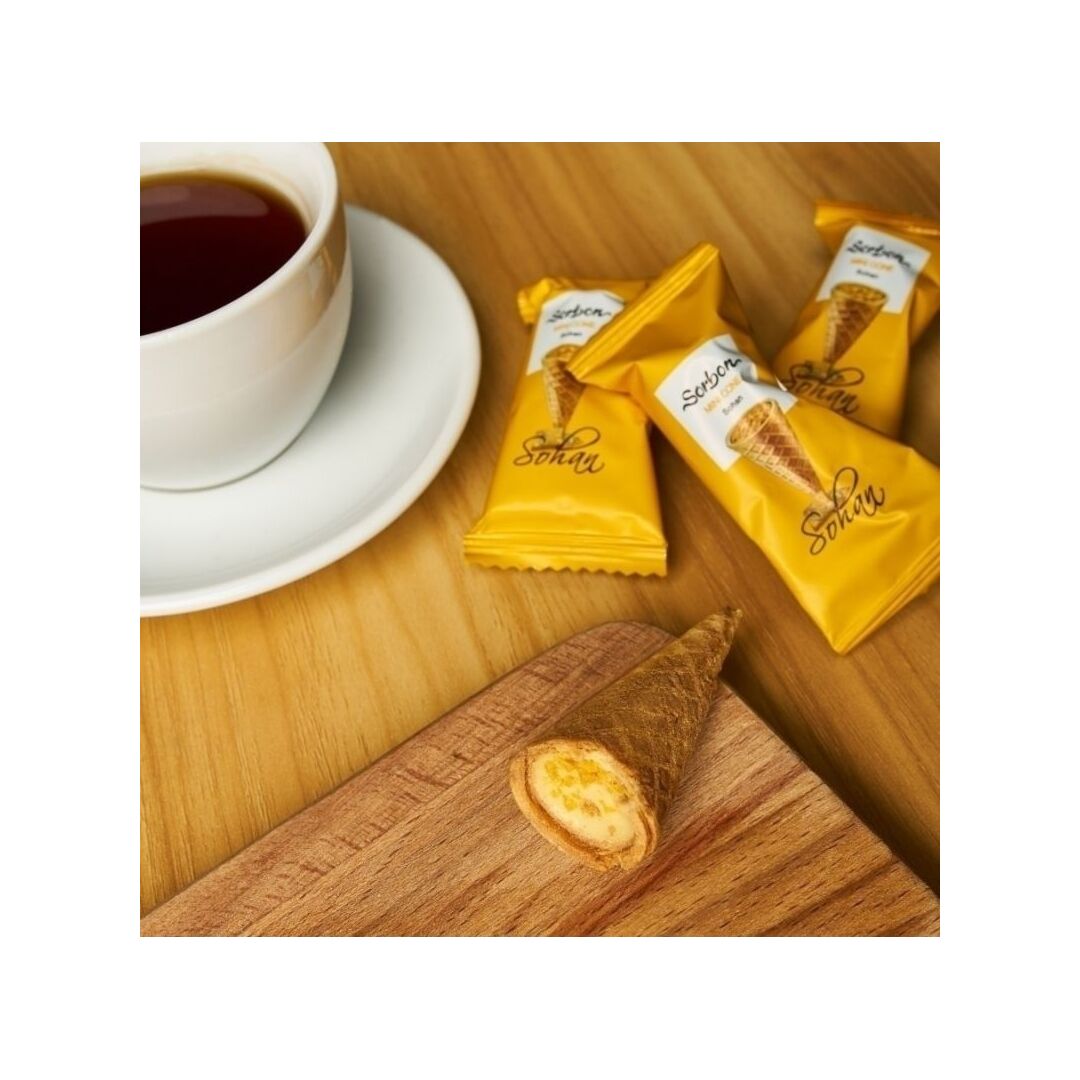 Мини-рожок SORBON хрустящий Сохан и воздушные зёрна 200г, изображение 2