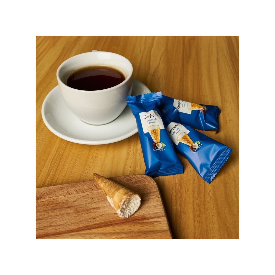 Мини-рожок SORBON хрустящий Кокос и воздушные зёрна 200г, изображение 2