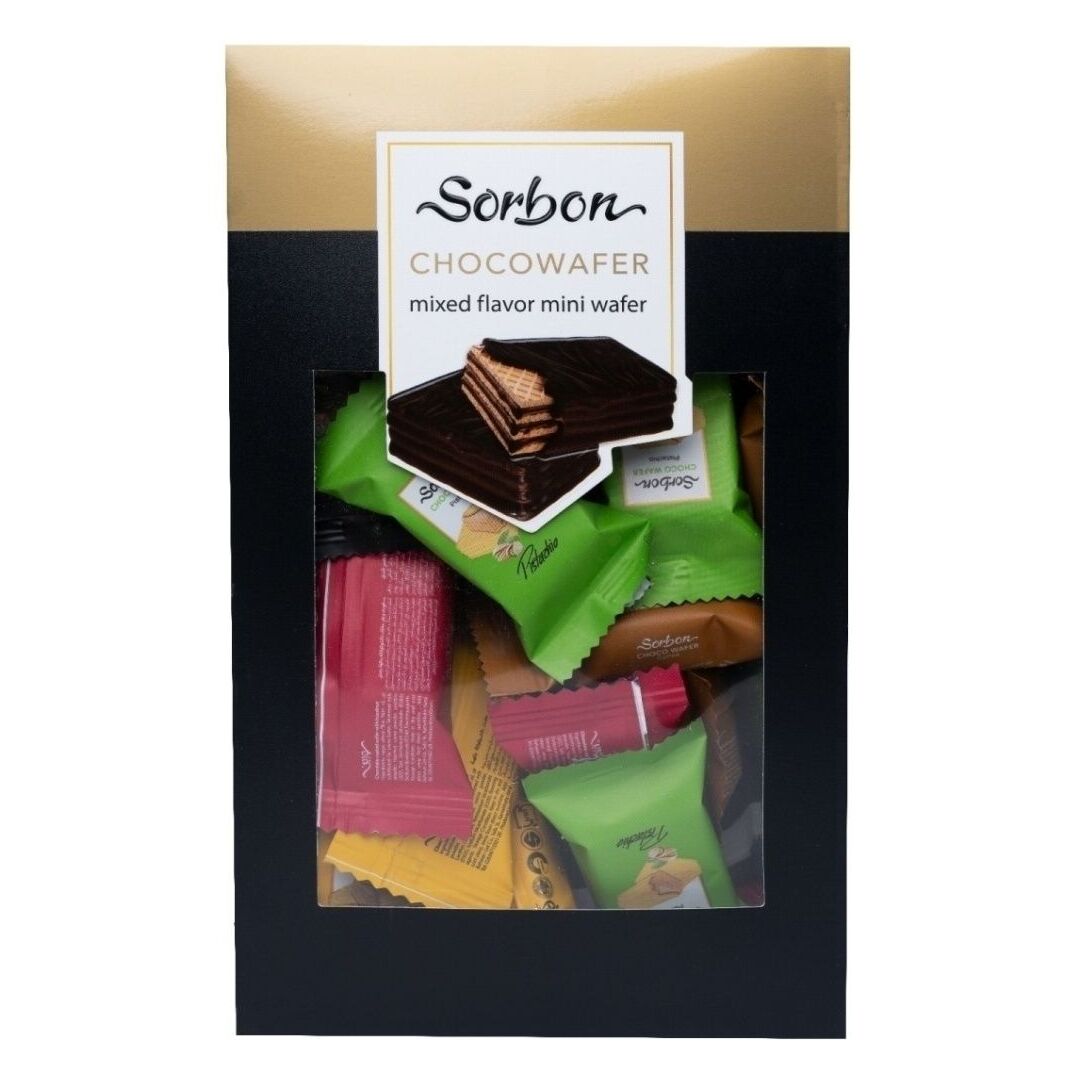 Мини-вафли SORBON хрустящие Ассорти 300г, изображение 2