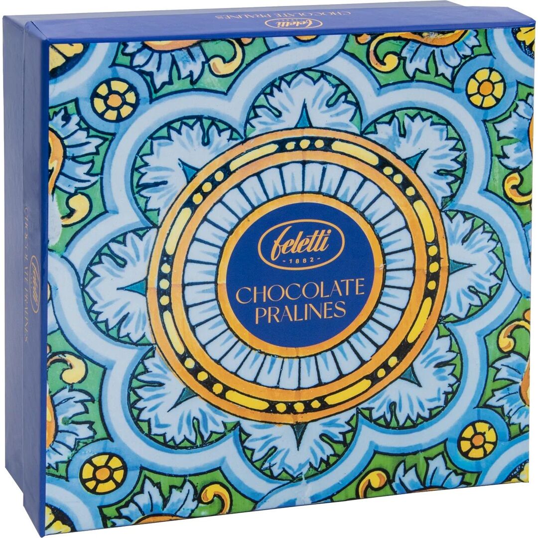 Конфеты FELETTI "Meditteranea" шоколадные с пралине 250г