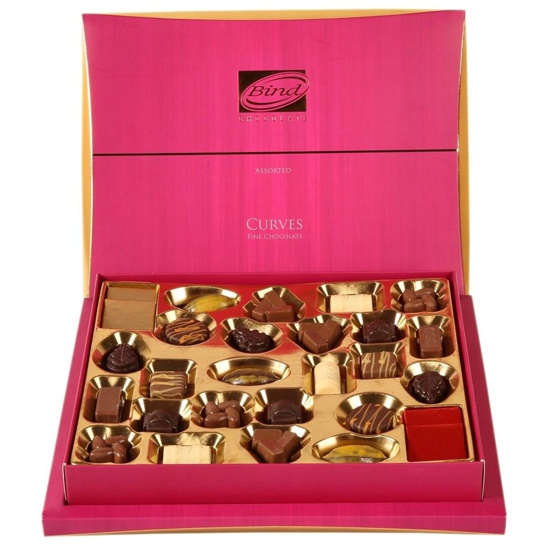 Конфеты BIND Ассорти "Эксклюзив" в подарочных упаковках(розовая) 320г, изображение 2