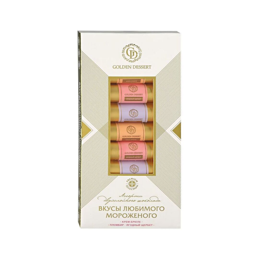 Конфеты Golden Dessert ассорти "Вкусы любимого мороженого" 200г