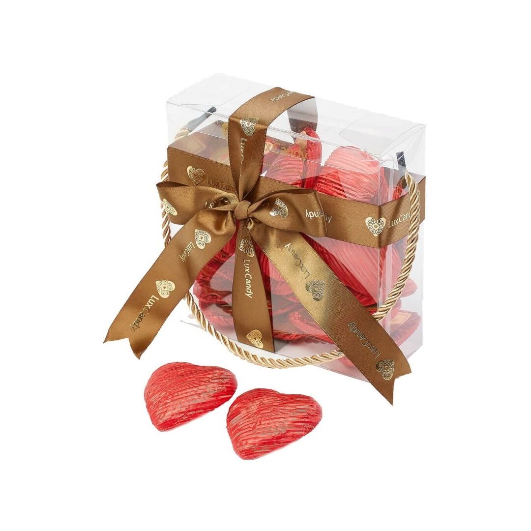 Конфеты LUX CANDY "Симпатия" молочный шоколад с карамельным вкусом 420г.
