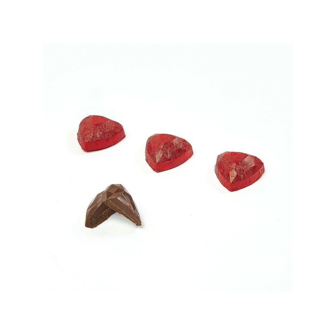 Конфеты LUX CANDY "Love Story" темный шоколад (с мишкой) 200г., изображение 2