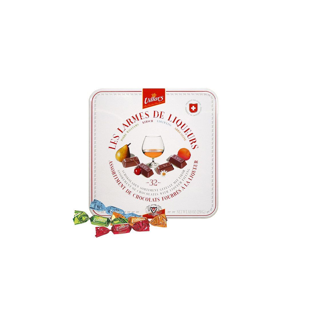 Конфеты VILLARS ассорти молочного шоколада с алкогольными начинками 250г, изображение 2