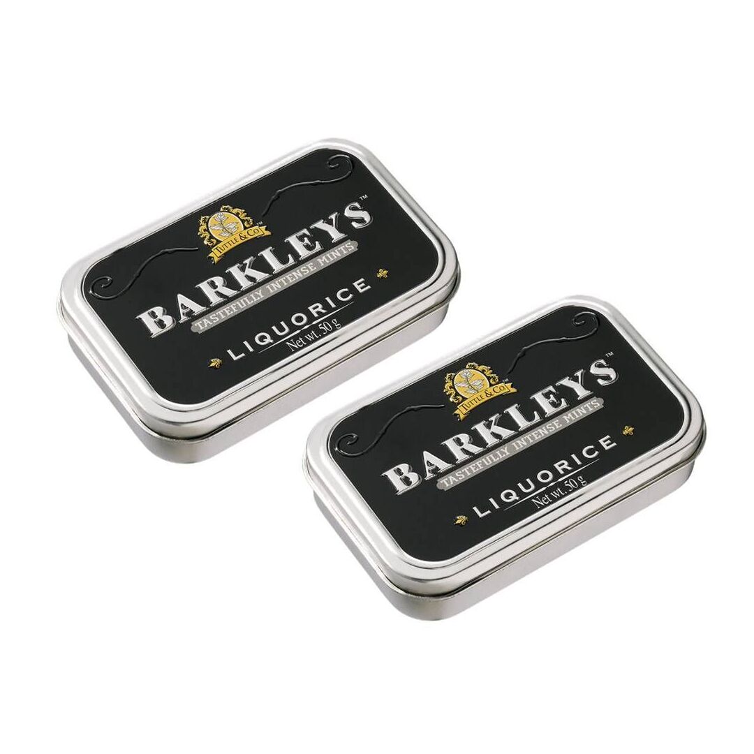 Леденцы BARKLEYS Mints LIQUORICE Лакрица 50г*2шт.