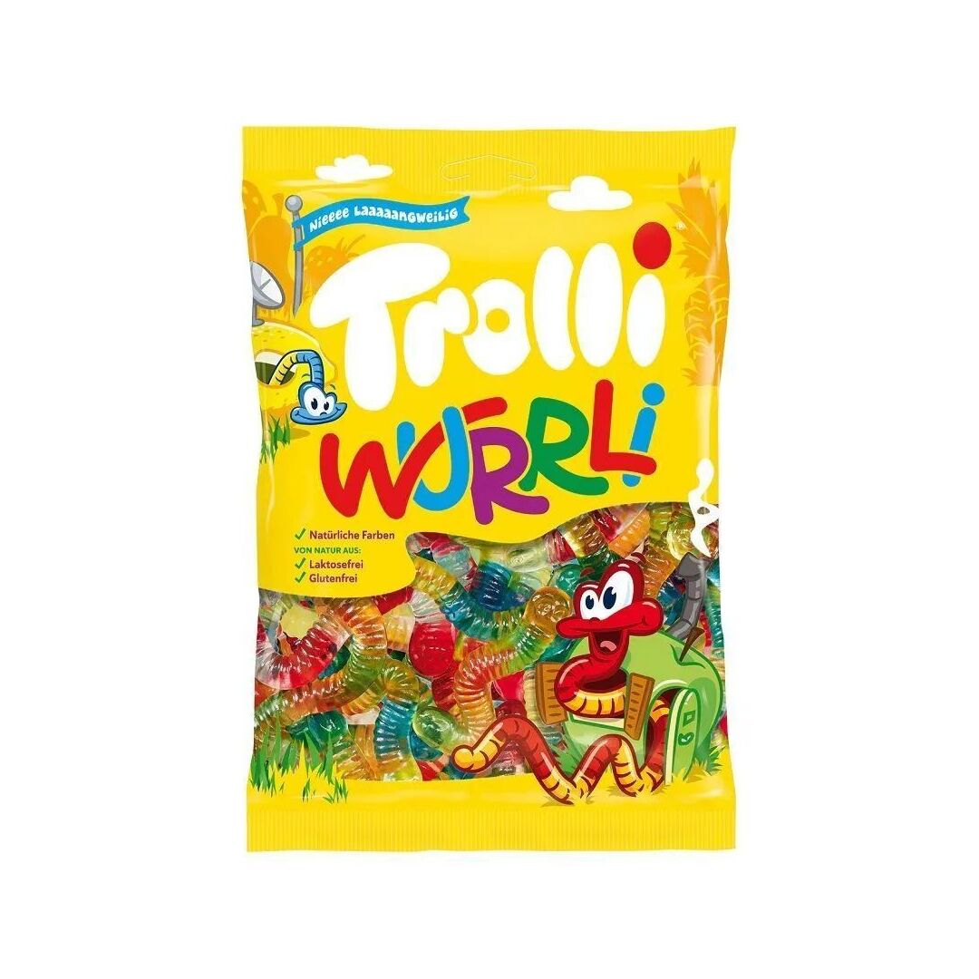 Мармелад TROLLI WURRLI Вуррли в виде червячков 200г